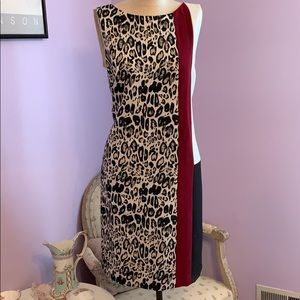 Ann Taylor color block dress